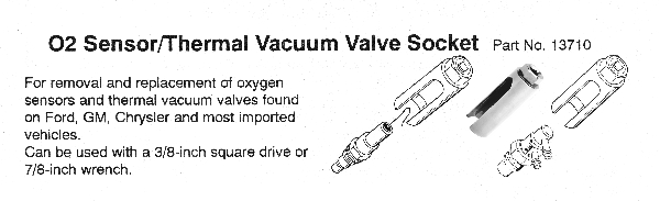 Oxygen Sensor Socket